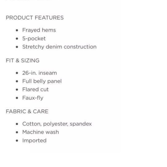 Maternity A:Glow Cropped Flare Jeans - Picture 4 of 4